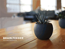Tablet Screenshot of brainfeeder.com